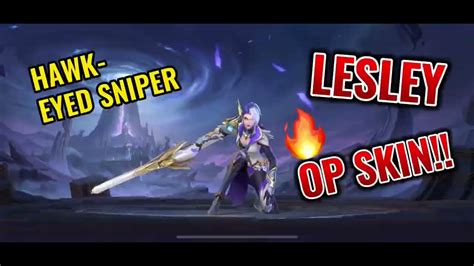 Lesley New Skin Hawk Eyed Sniper Insane True Damage Solo Mythic