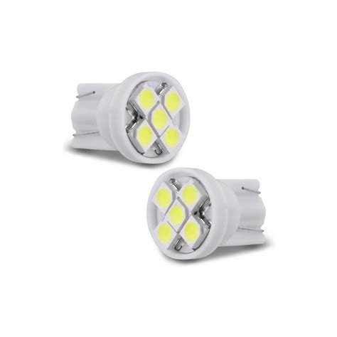 Par Lâmpada Pingo LED T10 6000k 12v Super Branca Automotiva Simples