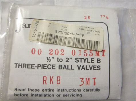 Neles Jamesbury Imo Valve Repair Kit Rkb Mt Mt Ebay