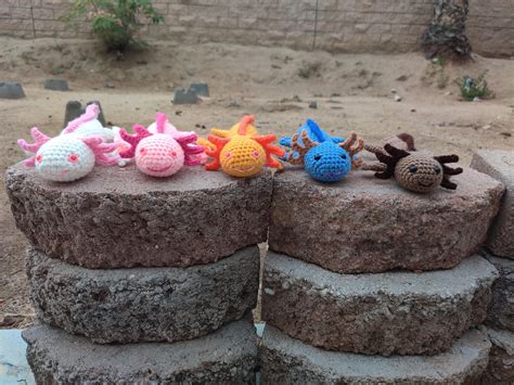 Minecraft Inspired Axolotls R Crochet