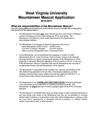 Fillable Online Mountainlair Wvu West Virginia University Mountaineer