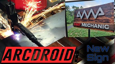 Arcdroid New Cnc Plasma Sign Build Steel And Aluminum Cuts Youtube