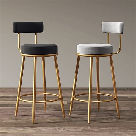 Bar Stools Grey Gold At Jackie Blanton Blog