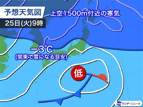 来週は南岸低気圧が通過 関東でも雨や雪の可能性 ウェザーニュース