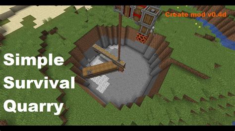 Simple Radial Quarry Create Mod V0 4d Schematic YouTube