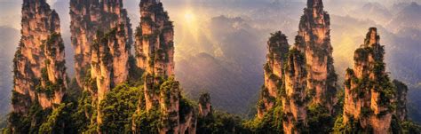 A beautiful landscape photography of Zhangjiajie | Stable Diffusion