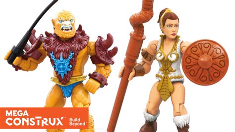 Mega Construx Heroes - Series 2: Teela and Beast Man from Masters of the Universe - He-Man World