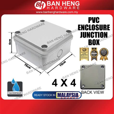 Pvc Enclosure Junction Box Waterproof X Shopee Malaysia