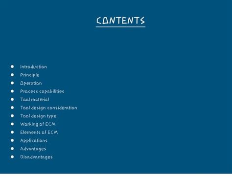 Electrochemical Machining Presentation Pptx Pdf