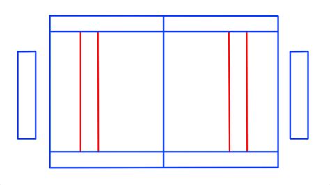 How To Draw Kabaddi court Step by Step - [5 Easy Phase]