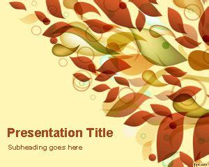 Autumn Leaves PowerPoint Template