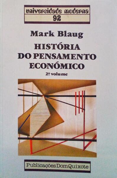 HISTÓRIA DO PENSAMENTO ECONÓMICO 2 VOLS de BLAUG Mark Good Soft