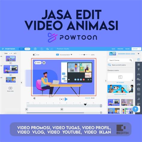 Jual Jasa Edit Video Animasi Powtoon Shopee Indonesia