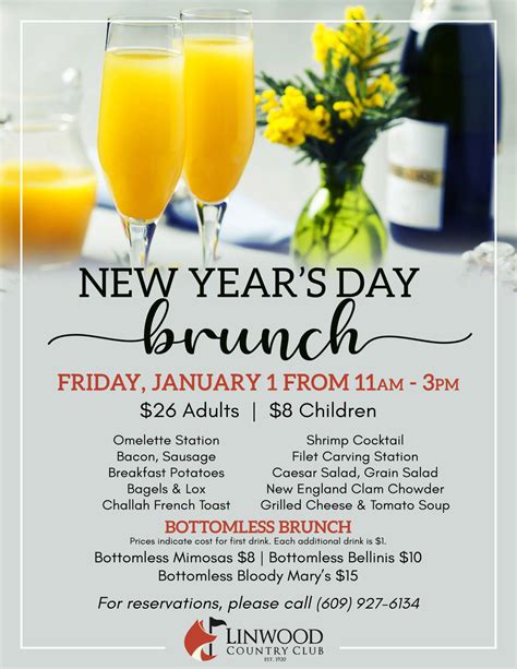 New Year's Day Brunch - Linwood Country Club