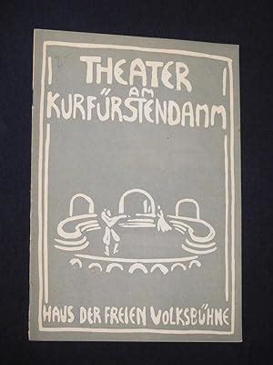 Programmheft Theater Am Kurf Rstendamm Fast Ein Poet Von O