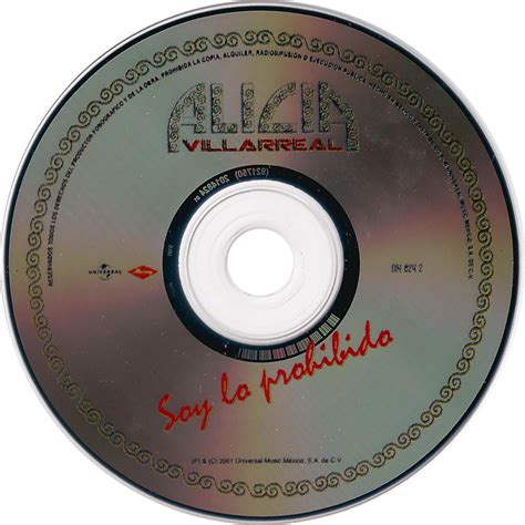 Car Tula Cd De Alicia Villarreal Soy Lo Prohibido Portada