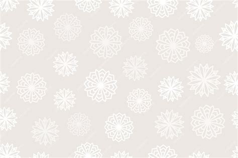 Снежинка рождество бесшовный узор нежного пыльного цвета | Премиум векторы