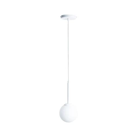 Lustre Pendente Jabuticaba 1 Globo De Vidro Branco Enluz Lustre