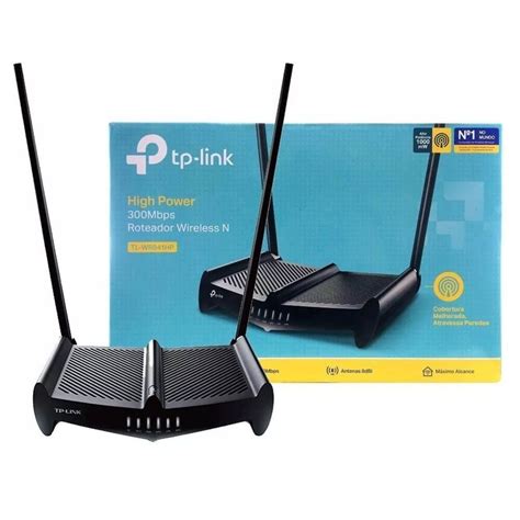 Router Inal Mbrico Tp Link Tl Wr Hp Alta Potencia Antenas Dbi