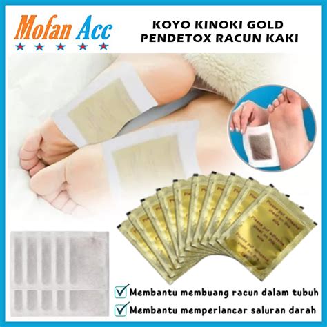 Jual Kinoki Gold Koyo Kaki Detox Foot Pads Herbal Penyerap Racun