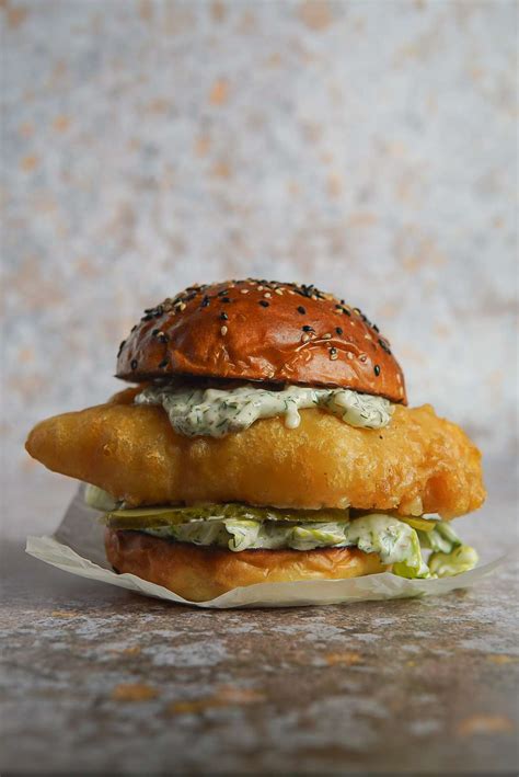 Beer Battered Fish Sandwich - Salt. Butter. Smoke.