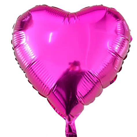 18inch Heart Foil Balloon Rose Gold Silver Pink Blue Mylar Balloon Love