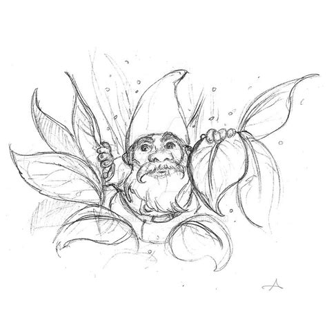 Gnome By Alessiahv Drawings Art Drawings Sketches