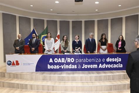 Presidida Pela Secret Ria Geral Da Oab Ro Entrega De Credenciais