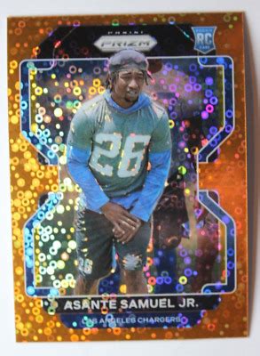 Panini Prizm Asante Samuel Jr Orange Disco Rookie Card Rc