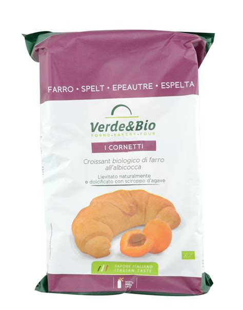 Verde Bio I Cornetti Croissant Biologico Di Farro All Albicocca By