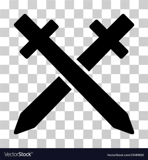 Crossed Sword Vector