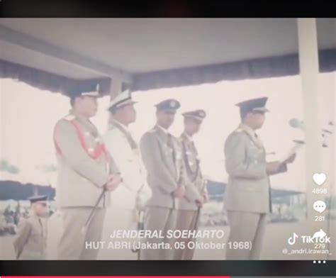 Video Lawas Jenderal Soeharto Di Acara Hut Abri Polisi Jujur Di