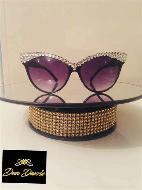 Custom Crystallised Sunglasses Bling Sunglasses Crystal Etsy