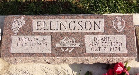 Barbara Anne Ruegsegger Ellingson Find A Grave Memorial