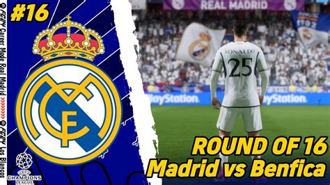 FC 24 Real Madrid Career Mode Debut Ronaldo Di UCL SL Benfica Vs