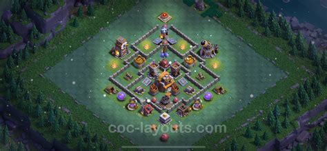 Meisterhütte Lvl 5 Anti Alles Base Link Layout Nachtdorf Coc Clash Of Clans 2022 Mh5