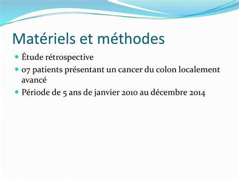 PRISE EN CHARGE THÉRAPEUTIQUE DU CANCER DU COLON LOCALEMENT AVANCÉ A