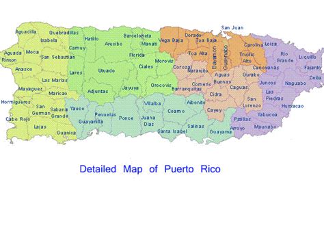 Printable Map Of Puerto Rico Pdf