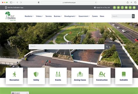 websites – City of Dublin, Ohio, USA