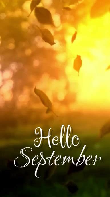 Hello September Greeting Template | PosterMyWall