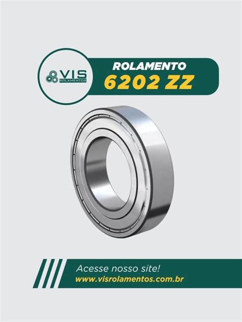 ROLAMENTO 6202 ZZ ISB Comprar Em VIS ROLAMENTOS