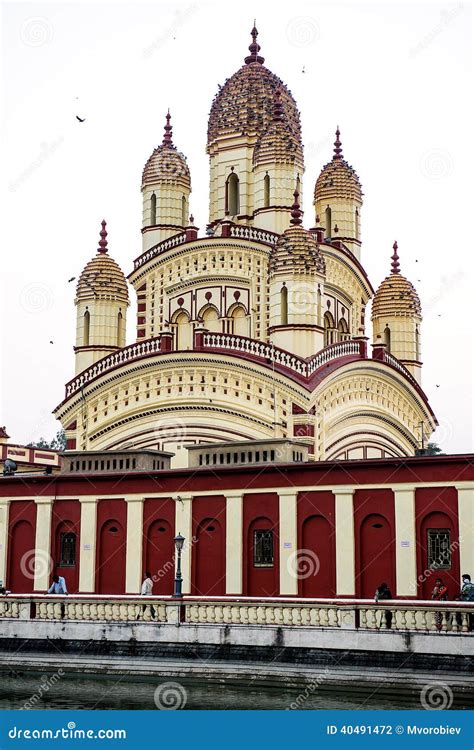 Dakshineswar Kali Temple In Kolkata, India Stock Photo - Image of architecture, india: 40491472