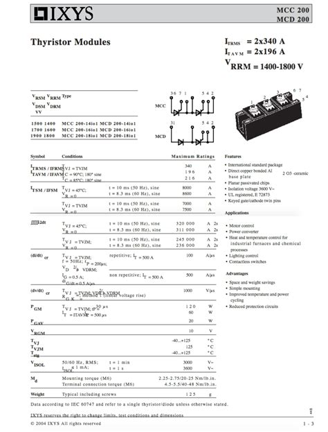 Pcs Ixys Mcd Io Power Supply Module Mcd I New Quality