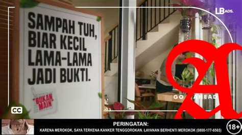 INDOSIAR A Mild Anti Littering Sampah Tuh Biar Kecil Lama Lama