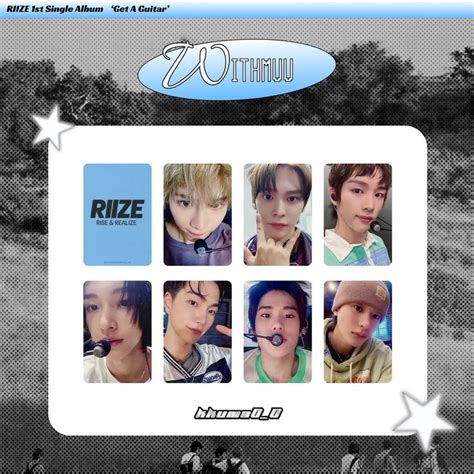 Preview Withmuu Pob Riize Pre Order Benefits Photocard Weather