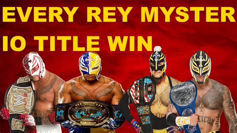 Every Rey Mysterio Title Win In Wwe Youtube