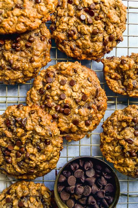 Peanut Butter Banana Oatmeal Cookies The Fit Peach