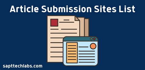 Article Submission Sites List Article Submission Sites