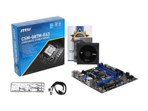 Msi Csm Q M E Lga Micro Atx Intel Motherboard Newegg