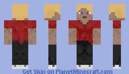 Blonde Hair Guy Minecraft Skin